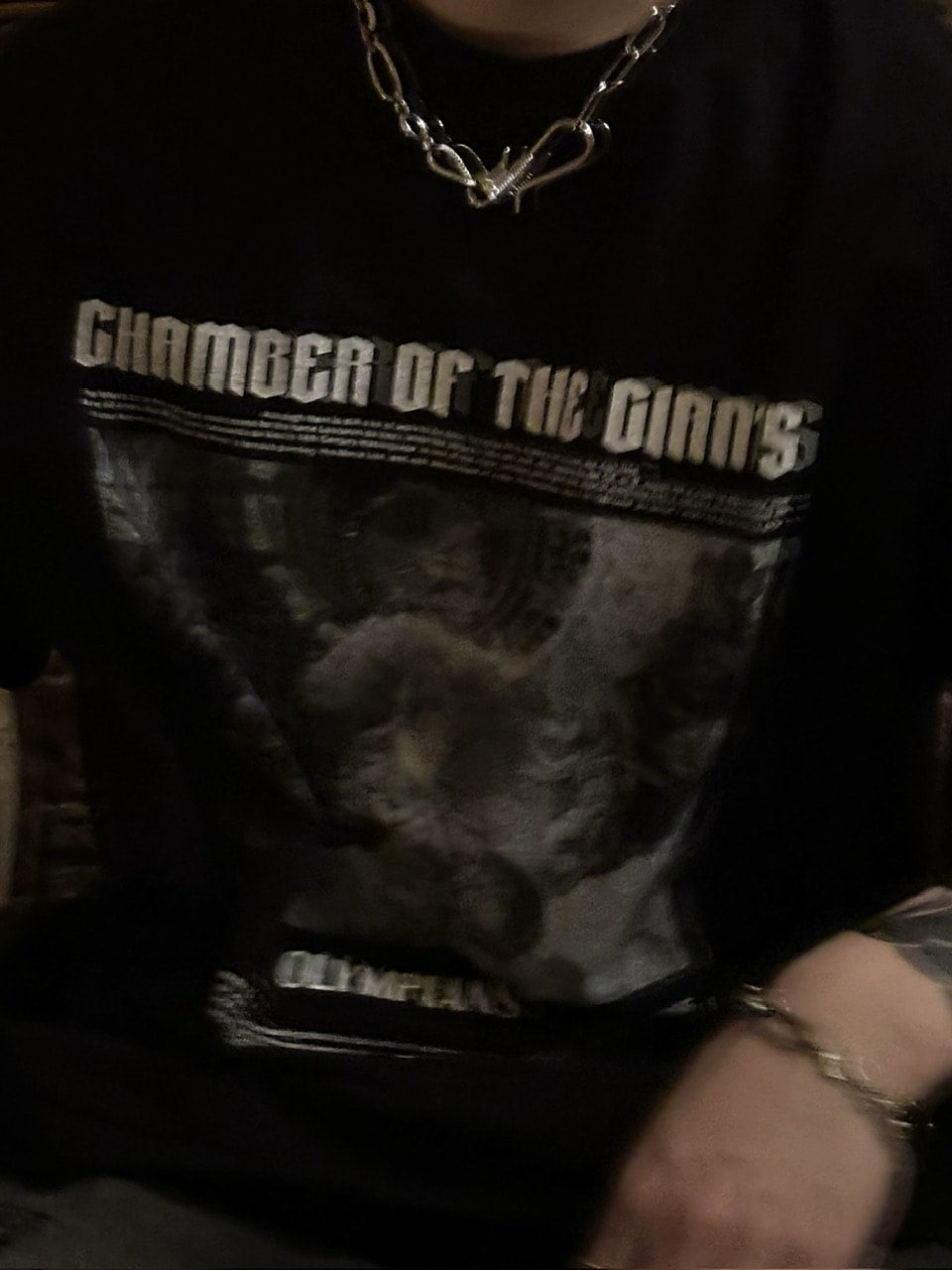 大阪店WEB限定【Chikashitsu +】oversized olympos t-shirt (2color)