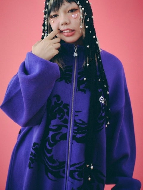 【GALFY】卍ドライバーズニット