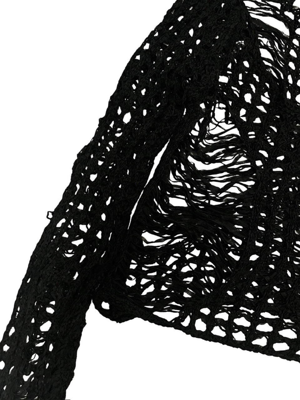 受注制【Never mind the XU】damage summer knit (3color)