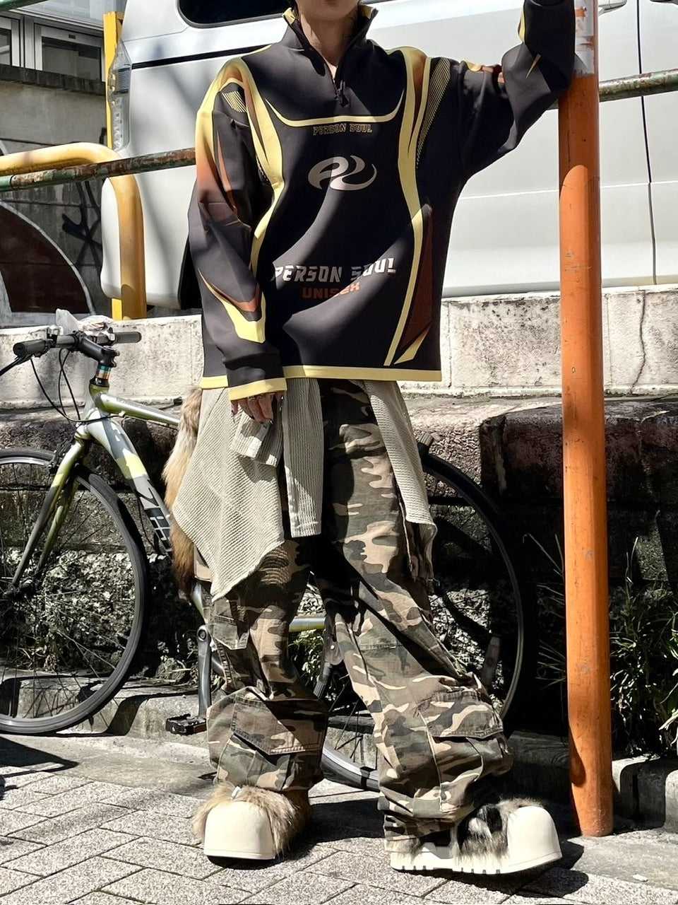 【Never mind the XU】camouflage pants (2color)