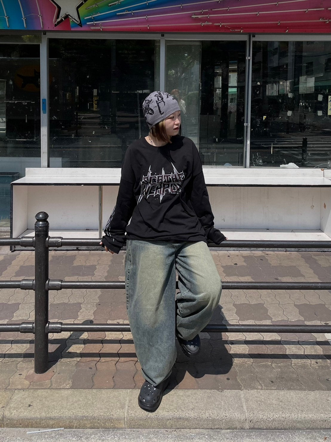 受注制【Chikashitsu +】super buggy denim pants (3color) / 【チカシツプラス】スーパーバギーデニムパンツ