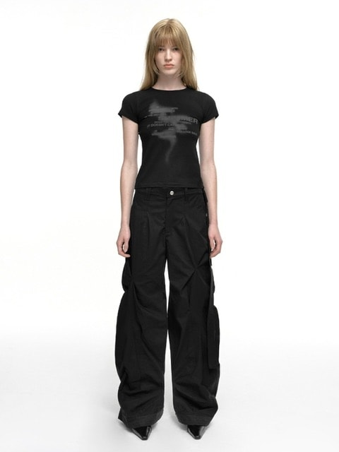 【NACHE】SHIMMER CROP T-SHIRT