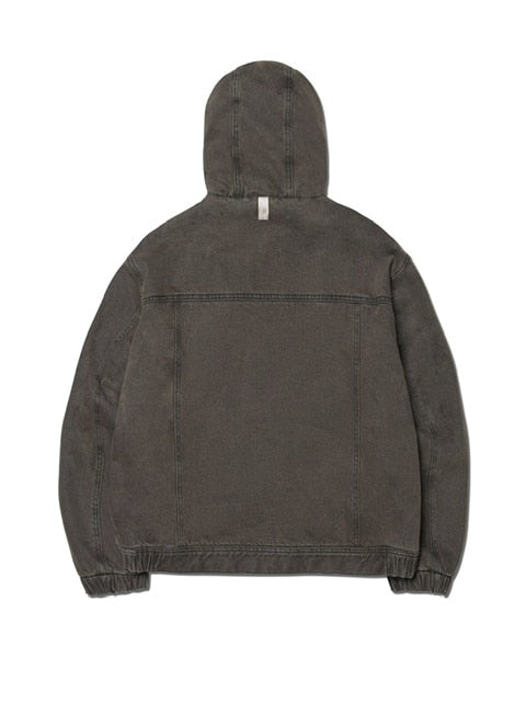 【NOMANUAL】W.D HOODED ZIP-UP JACKET / 【ノーマニュアル】フードジップアップ長袖パーカーミリタリージャケット