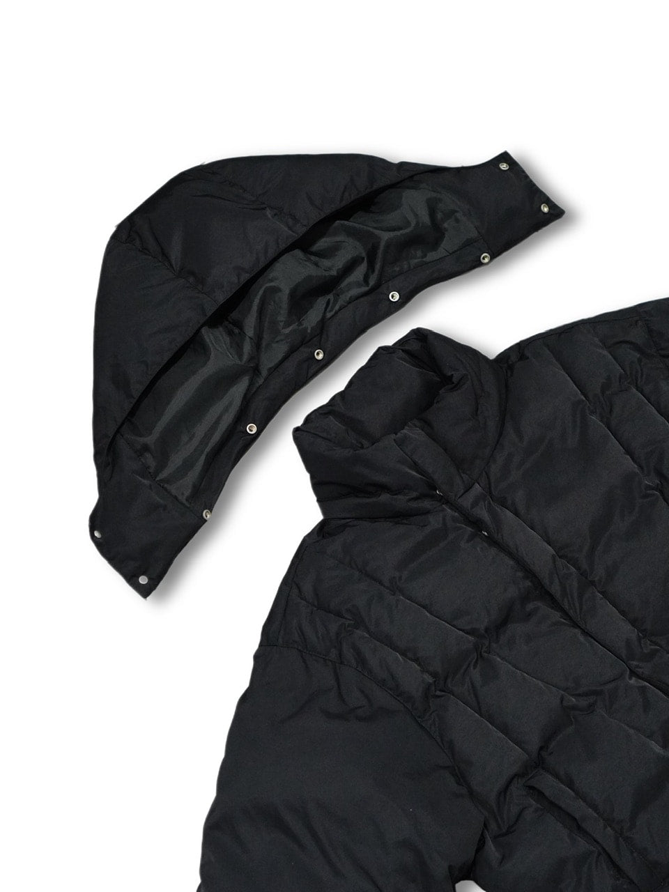 【CS】2way cropped puffer jacket (black)