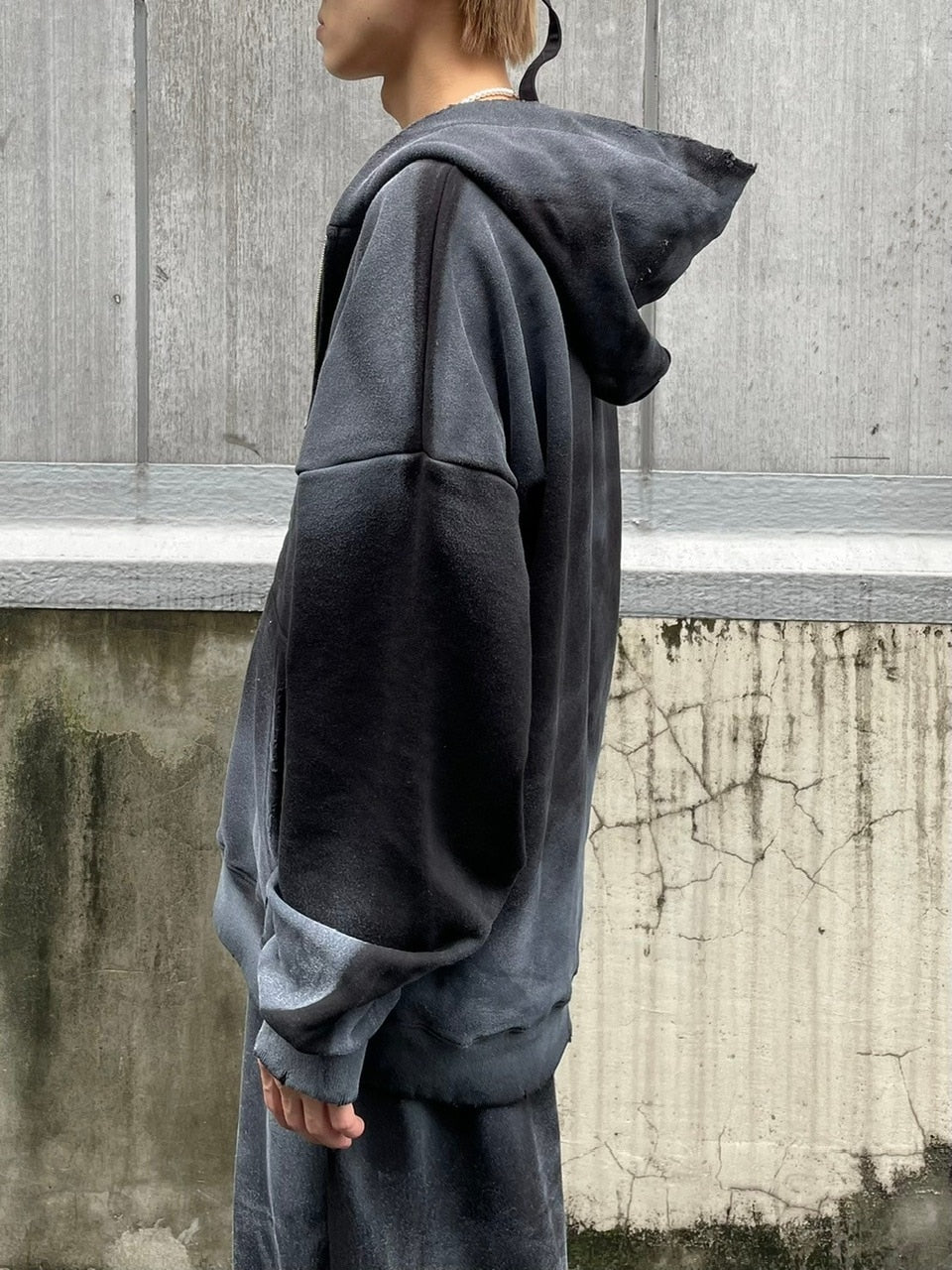 受注制【nmtc +】washing zip up hoodie (3color) / 【エヌエムティーシープラス】ウォッシングジップアップパーカー