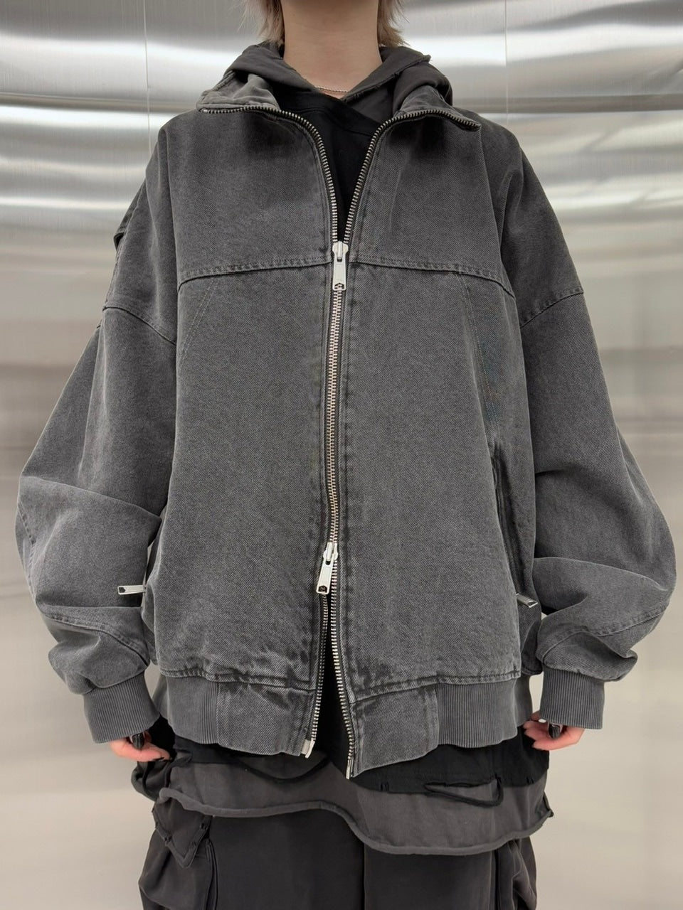 受注制【nmtc +】pigment flight jacket (2color)