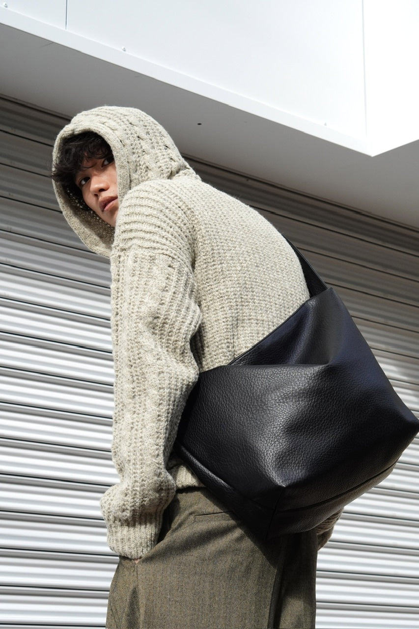東京店WEB限定【Chikashitsu +】eco leather cross bag (2color)
