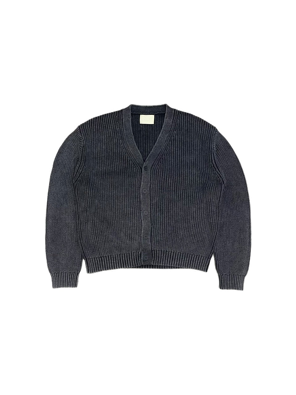 【Chikashitsu +】dirty wash cotton cardigan (3color) / 【チカシツプラス】ダーティウォッシングコットンクロップカーディガン