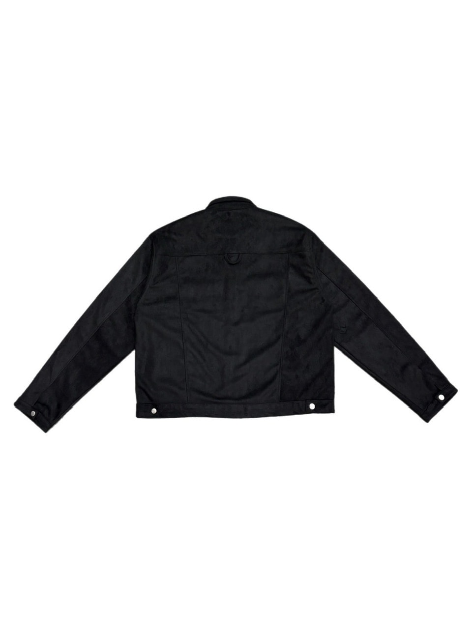 受注制【Chikashitsu +】fake suede zipper blouson (3color) /【チカシツプラス】フェイクスエードスナップボタン＆ジッパーブルゾン