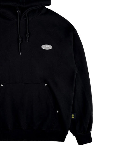 【HOLY NUMBER 7】Oversized Hip Hop fit Star Overgraphic Hoodie