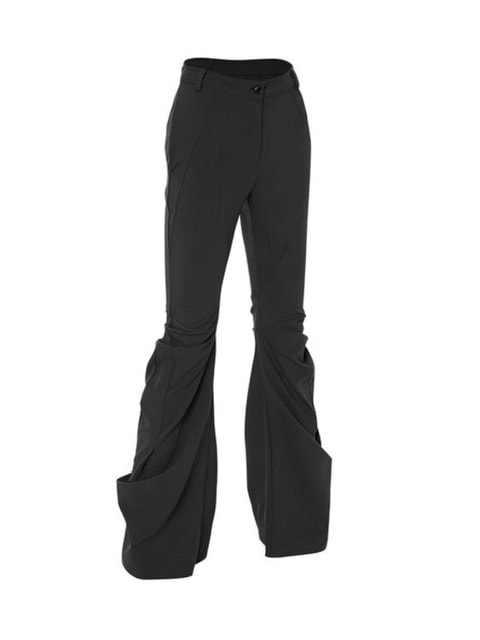 【FLAREUP】Asymmetrical Drape Pants / 【フレアアップ】アシンメトリードレープパンツ