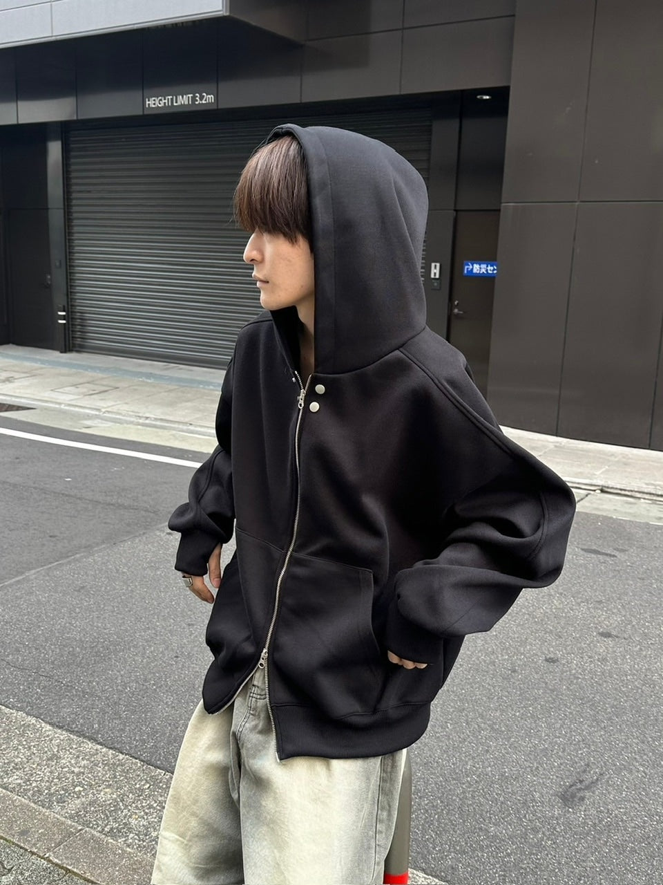 受注制【youll】double zip hoodie (2color)