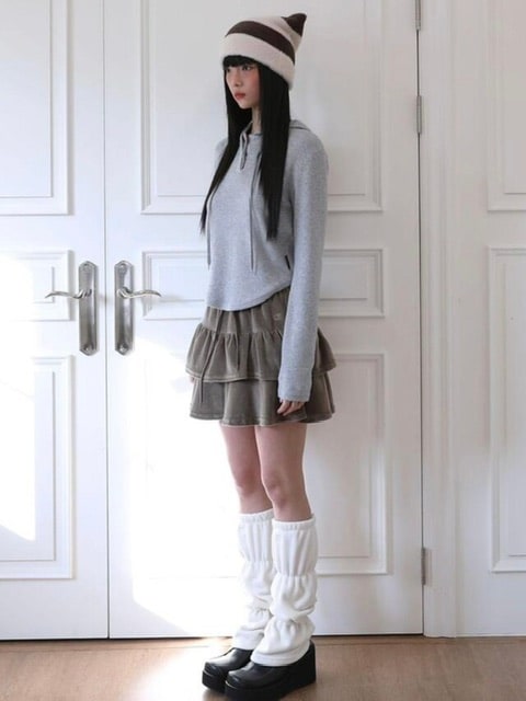 【Uglyshadow】BASIC CROP HOODIE