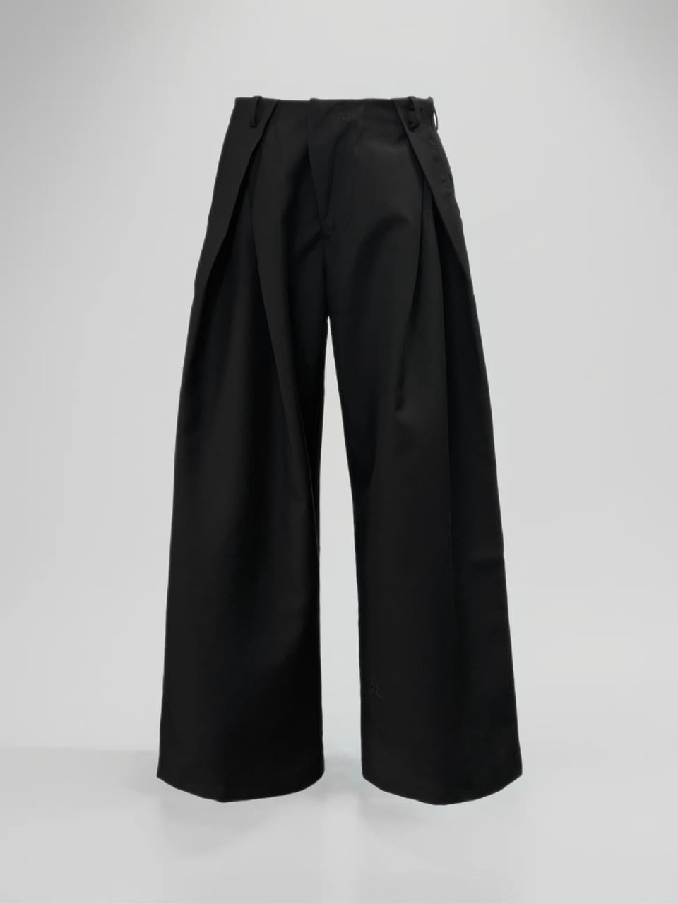 大阪店WEB限定受注制【Chikashitsu +】double tuck balloon slacks (2color)