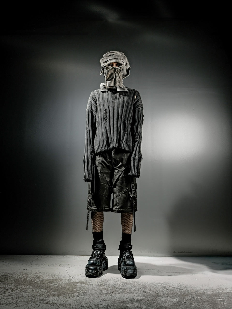 【DIG YOUR OWN GRAVE】2WAY LEATHER CARGO PANTS / 【ディグユアオウングレイブ】ツーウェイレザーカーゴパンツ