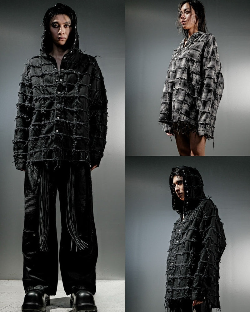 【DIG YOUR OWN GRAVE】PATCHWORK HOODY