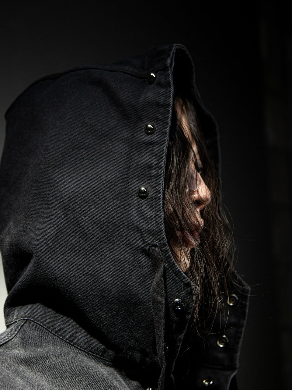 【DIG YOUR OWN GRAVE】PAILOT DENIM HOODIE CUSTOM