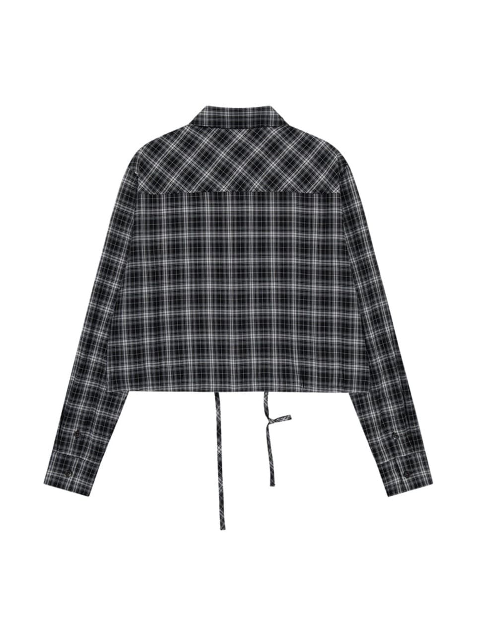 【TUOMIO】STRAPPY CHECK SHIRT