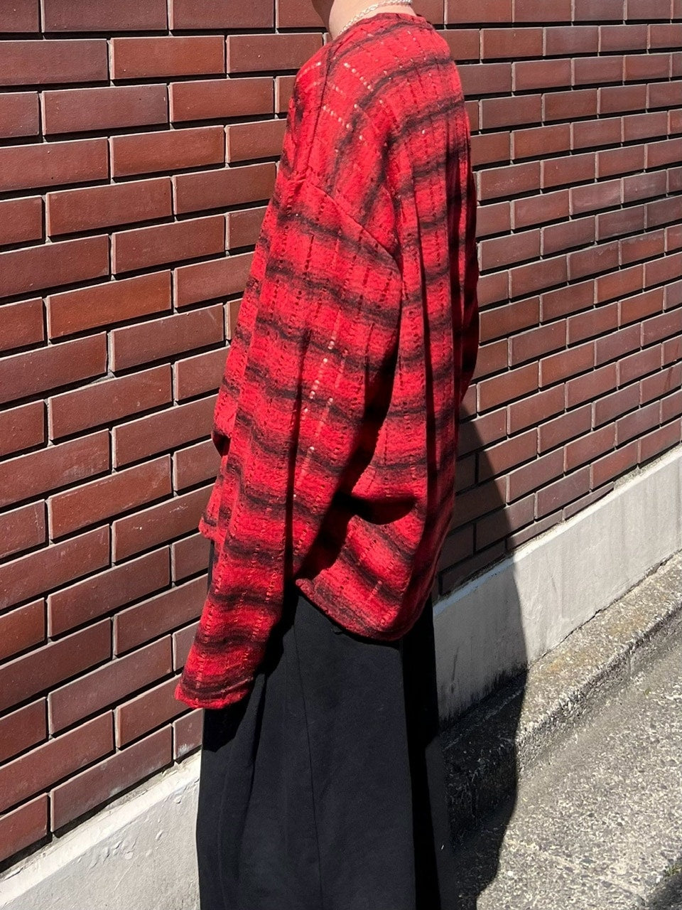 【Chikashitsu +】gradation border knit (5color) / 【チカシツプラス】グラデーションボーダー長袖ニット
