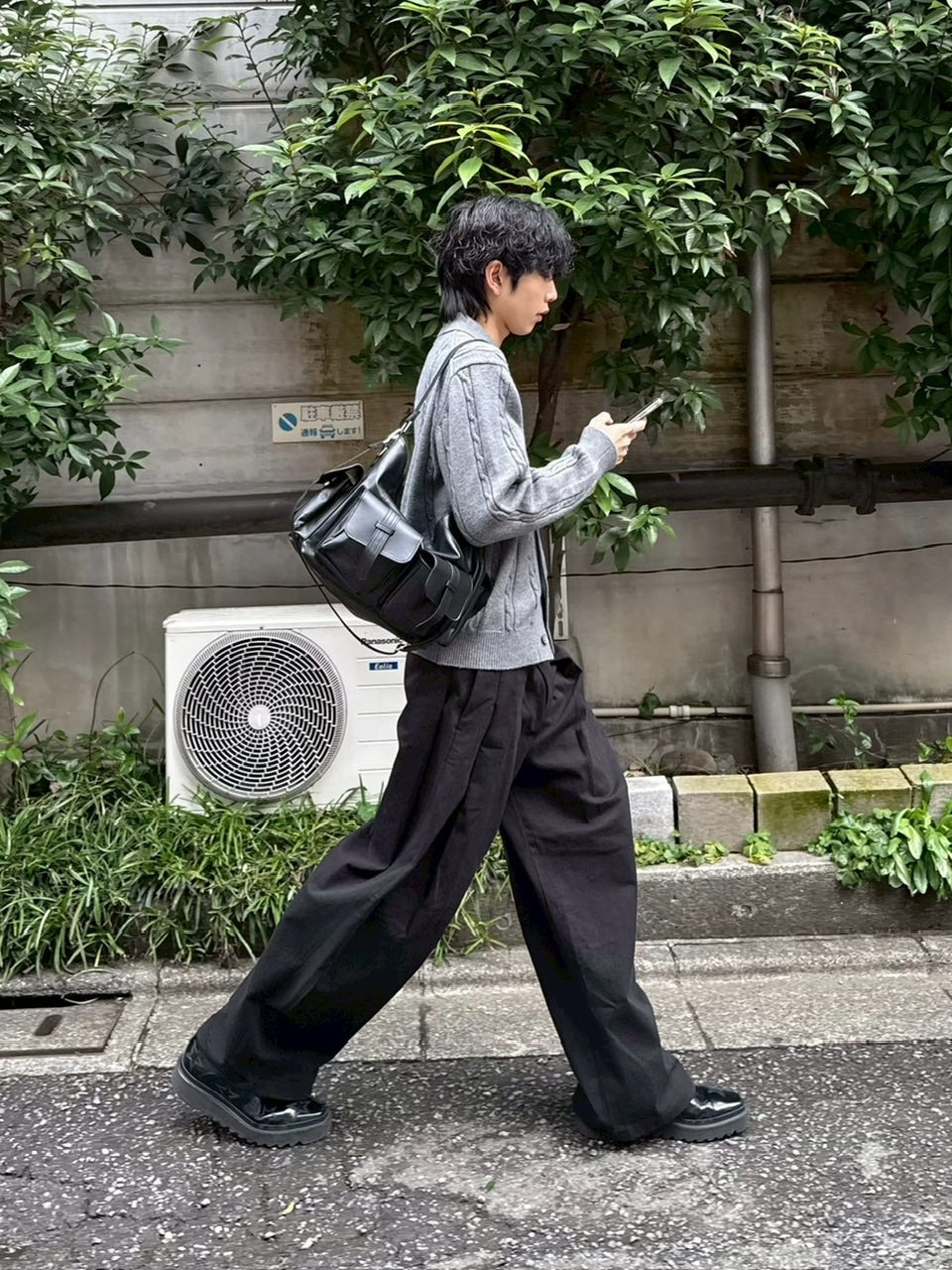 【Chikashitsu +】4pocket leather bag