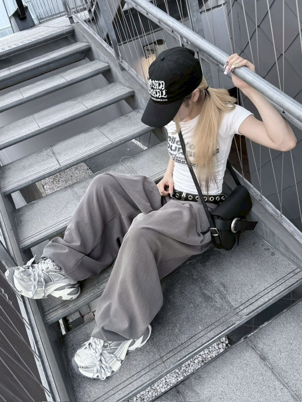 受注制【nmtc +】pin tuck wide slacks (2color)