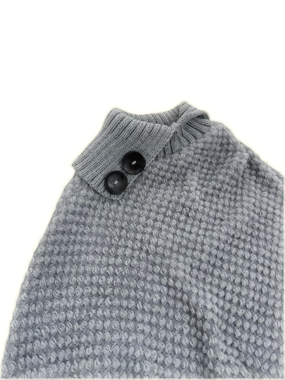 国際配送【Nerd out XU】high neck poncho (2color)