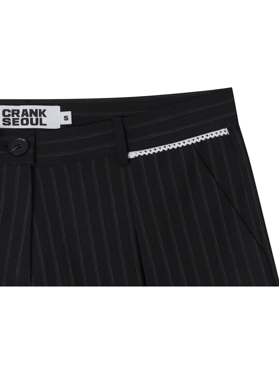【CRANK】LACE PLEATS MICRO PANTS