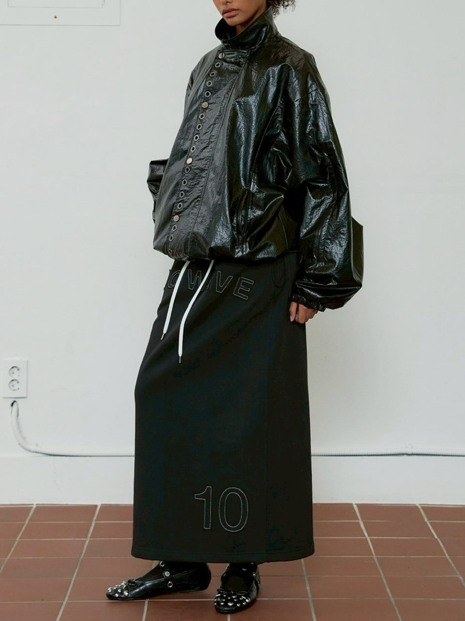 【ESC STUDIO】eyelet wind breaker jacket