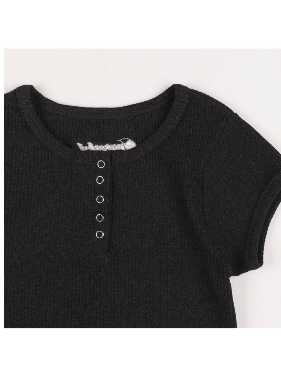 【FANCY CLUB】SIDE BUCKLE RIBBED TEE / 【ファンシークラブ】サイドバックルリブ半袖Tシャツ