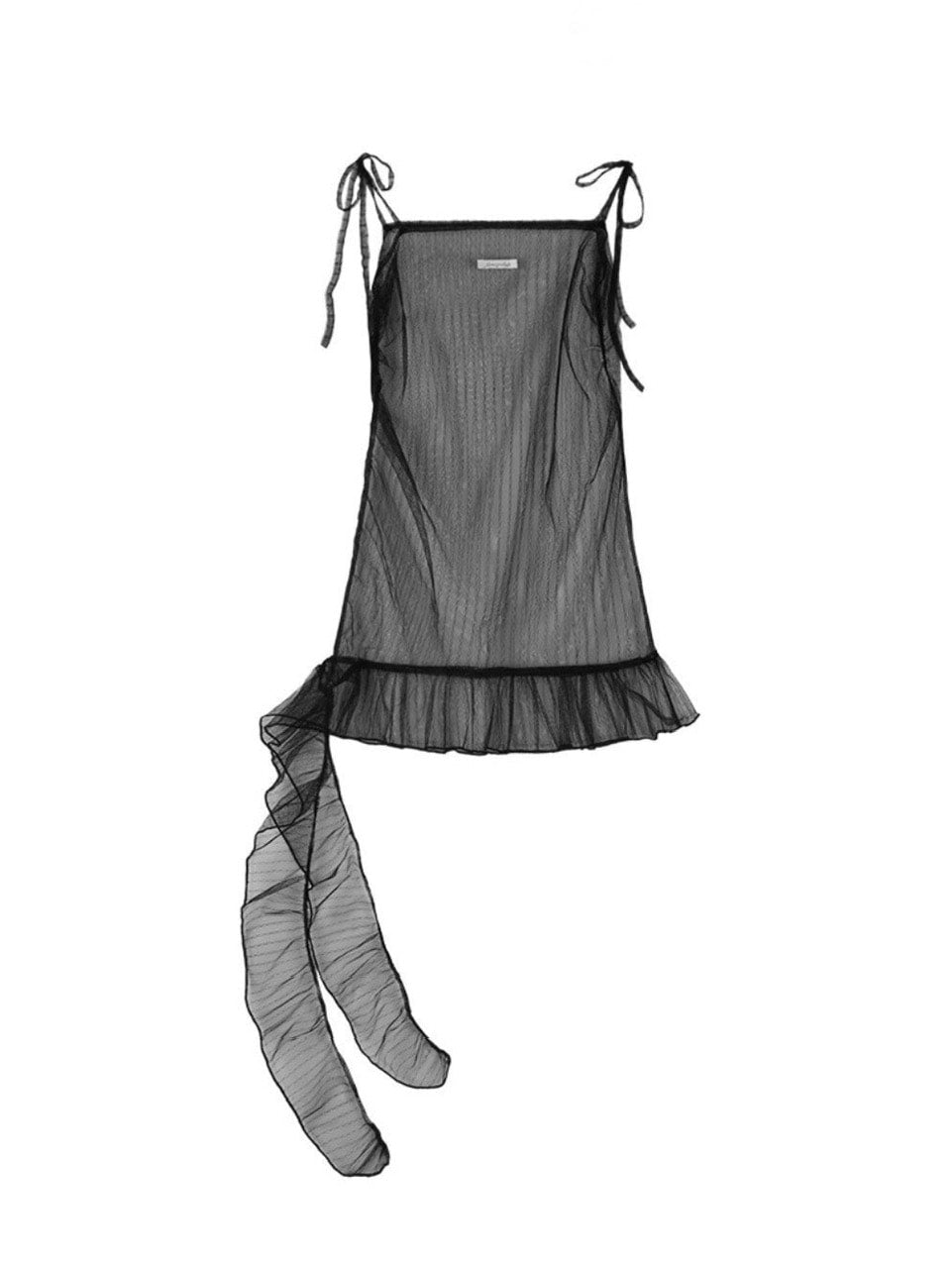 【FANCY CLUB】LACE SHIRRING LAYERED DRESS