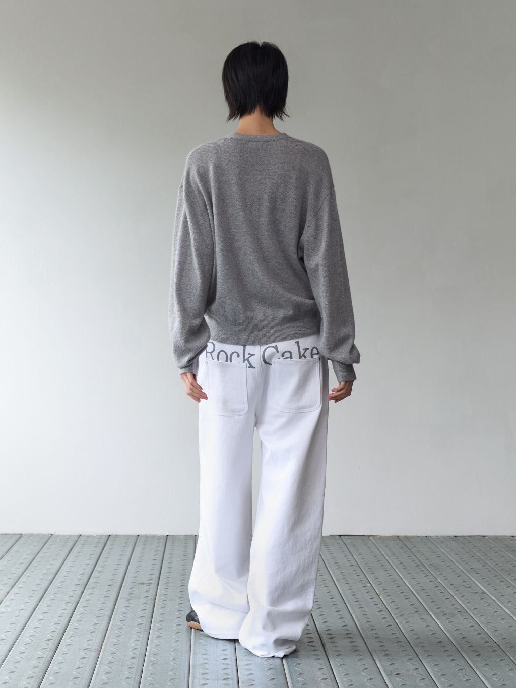 【ROCK CAKE】Argyle Stitch Knit Cardigan