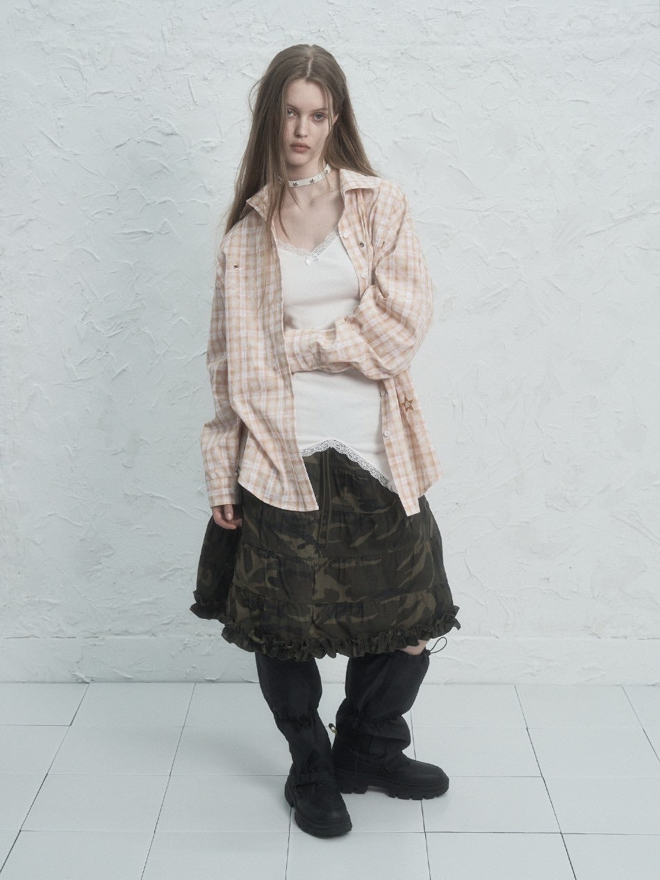 【SETUP‐EXE】FRILL CANCAN SKIRT