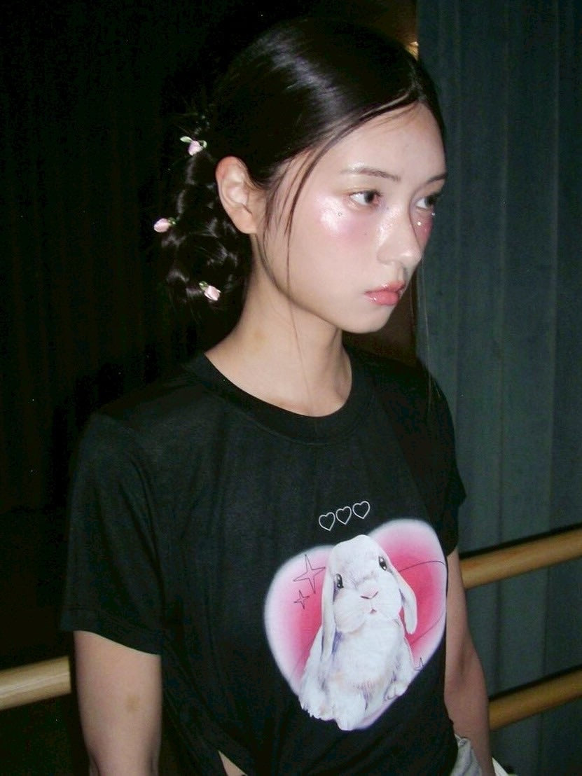 【ODDONEOUT】COSMOS RABBIT TIE T-SHIRTS