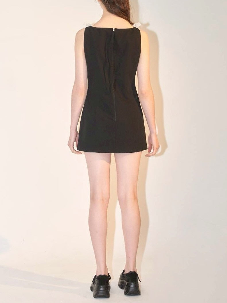 【ODDONEOUT】RIBBON SLEEVELESS ONE PIECE / 【オッドワンアウト】リボンタンクトップワンピース