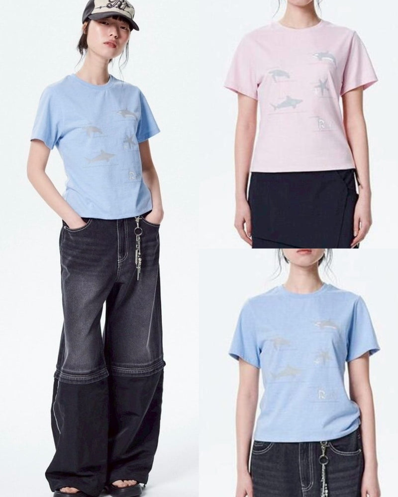 【runningHIGH】MARINE LIFE H/S TEE