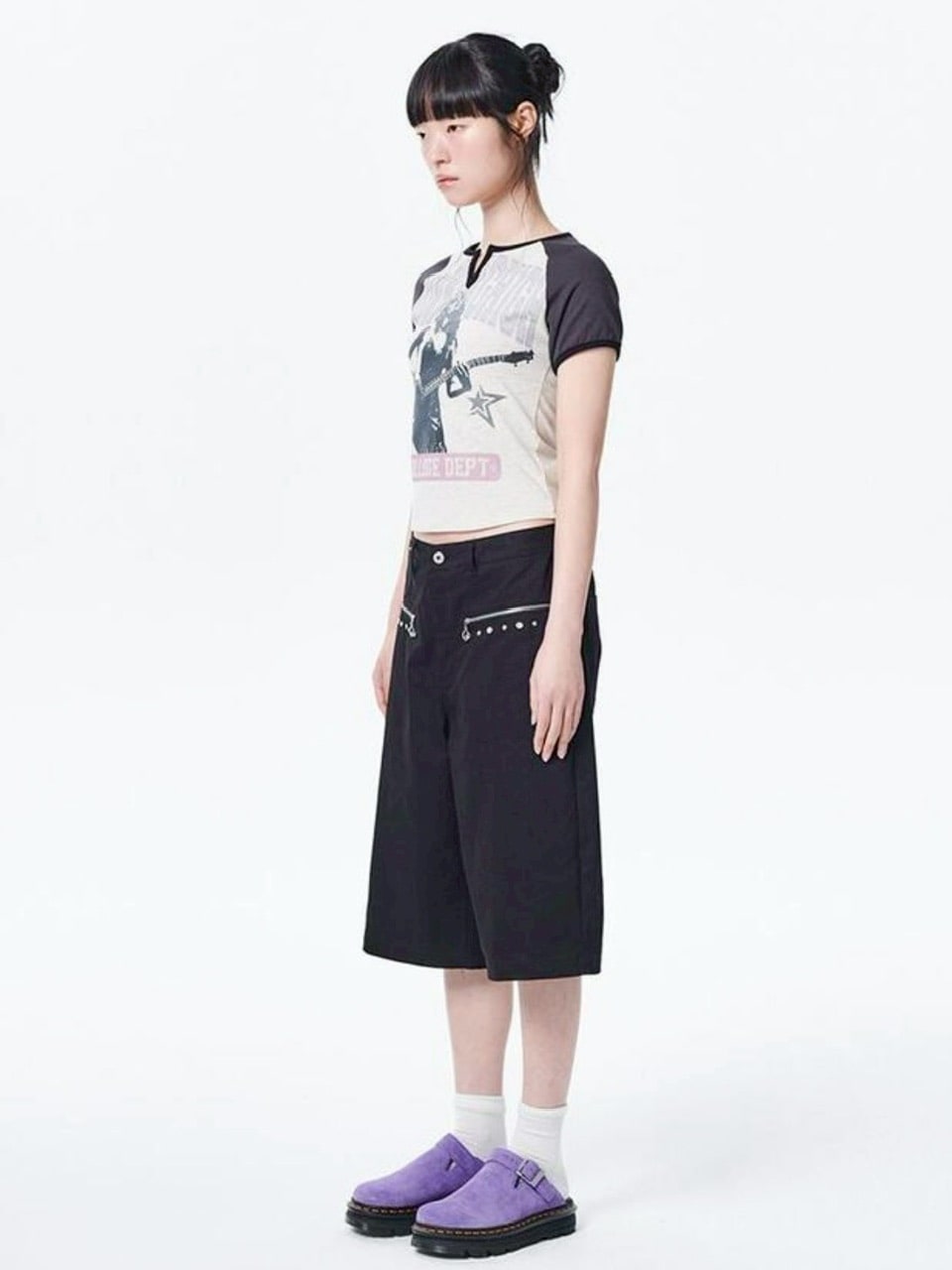 【runningHIGH】VARSITY LOGO H/S TEE