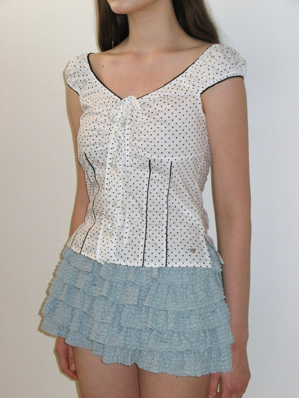 【CRANK】LACE CANCAN SKIRT PANTS