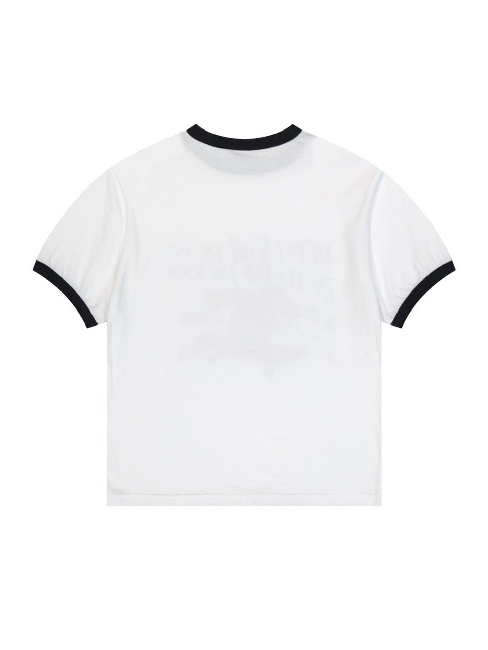 【AAKAM】Cracked Letter Ringer Top