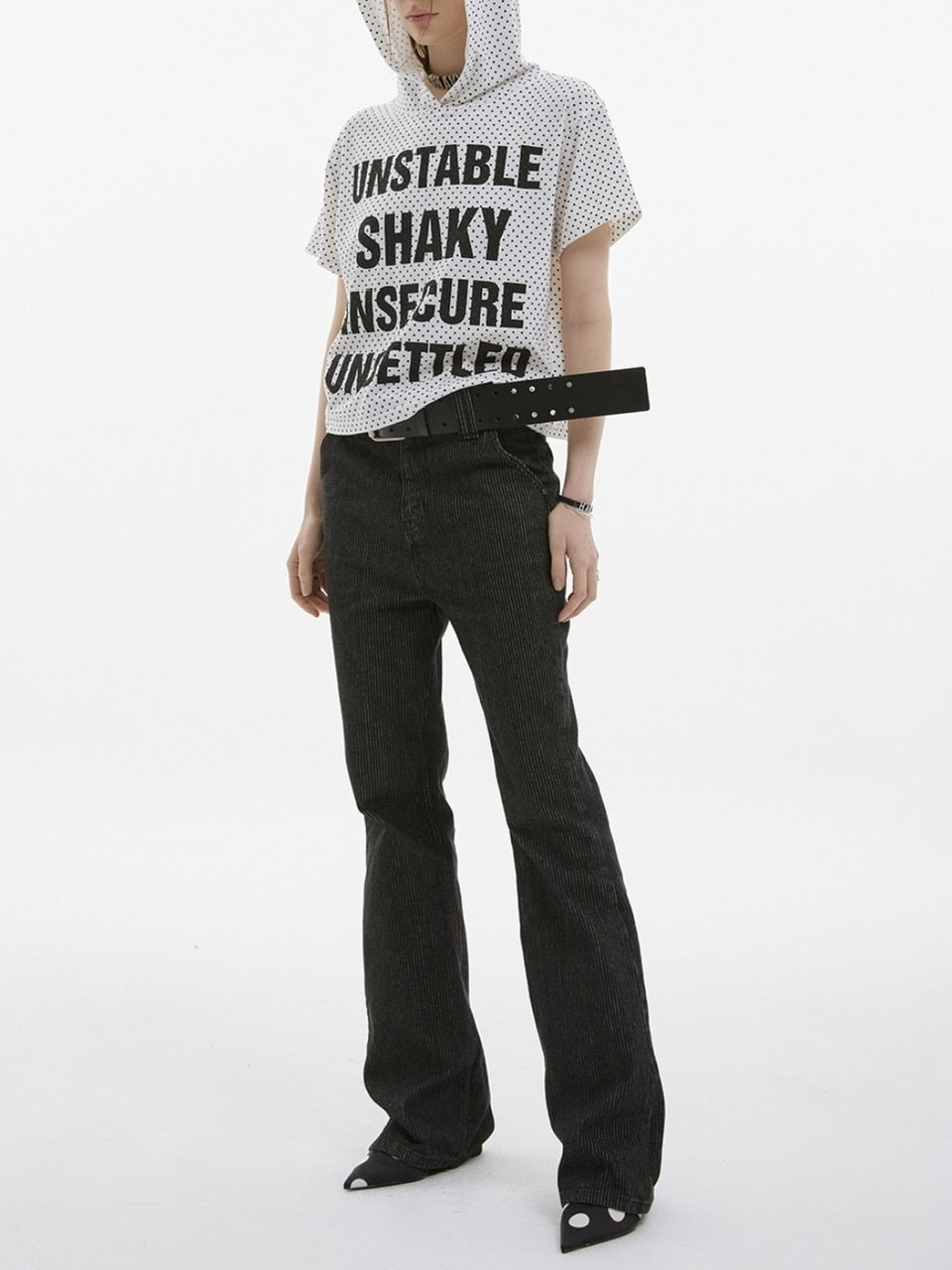 【ESC STUDIO】attractive bootcut jeans/ 【イーエスシーステュディオ】アトラクティブブーツカットデニムパンツ