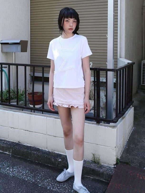 【Uglyshadow】STAR BASIC T-SHIRT / 【アグリーシャドウ】スターベーシック半袖Tシャツ