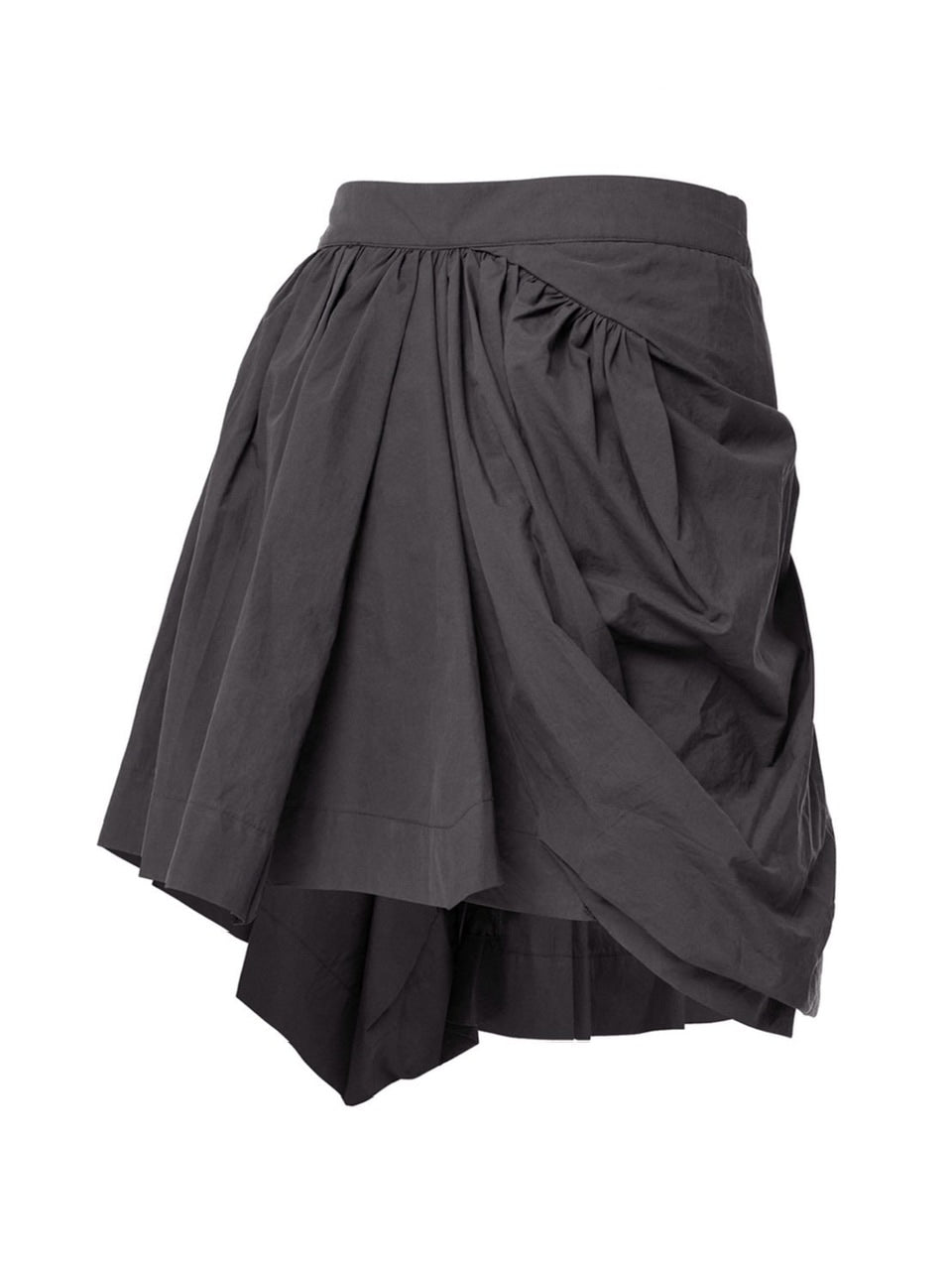 【FLAREUP】Asymmetrical Draped Layered Skirt