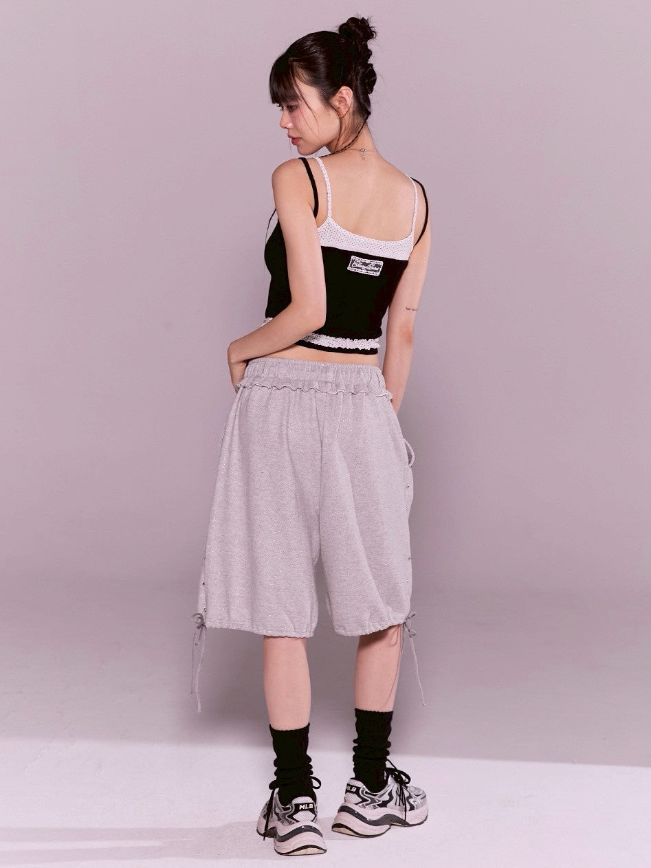 【CHERRYQUIRI】twinkle wrinkle dot sleeveless