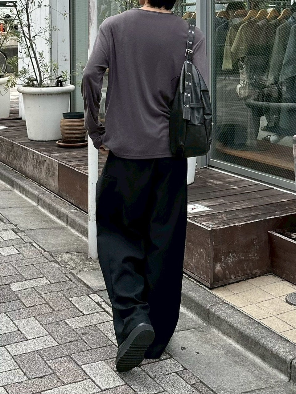 大阪店WEB限定受注制【Chikashitsu +】vintage eyelet shoulder bag / 【チカシツプラス】ビンテージアイレットショルダーバッグ