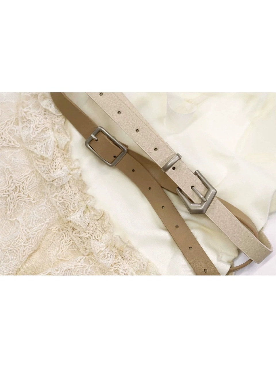 【Cest Nous】Star-Embellished Tulle dress / 【セヌー】レースフリルチュールキャミワンピース