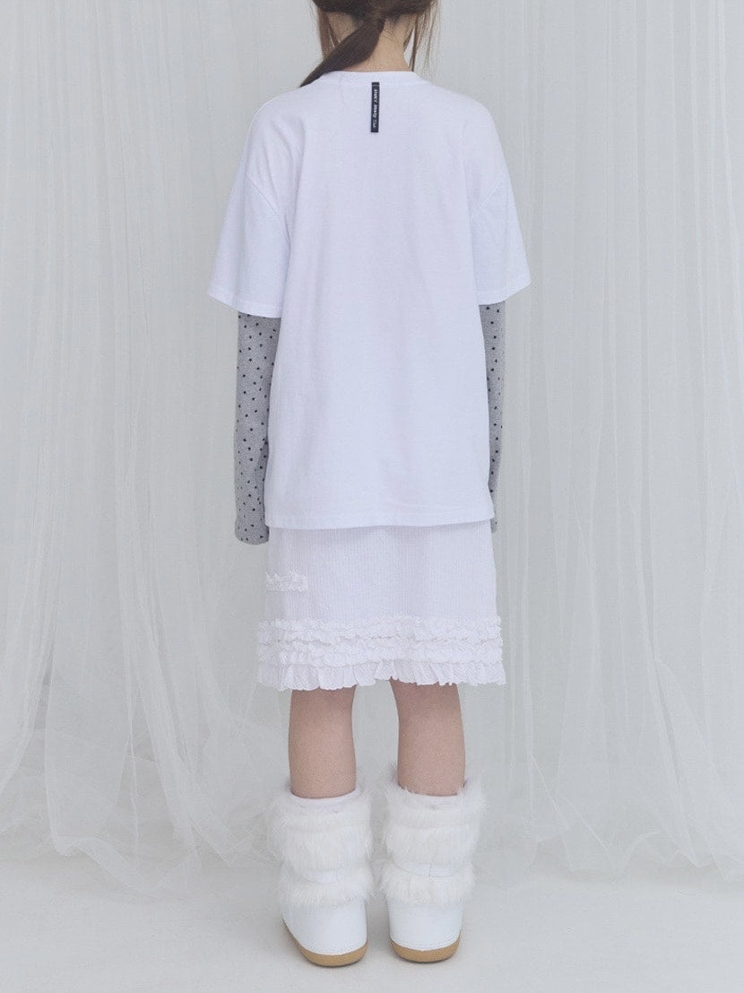 【FANCY X DUSTY】DUSTY CLUB LAYERED LONG SLEEVE / 【ファンシー X ダスティ】ダスティークラブレイヤード長袖Ｔシャツ