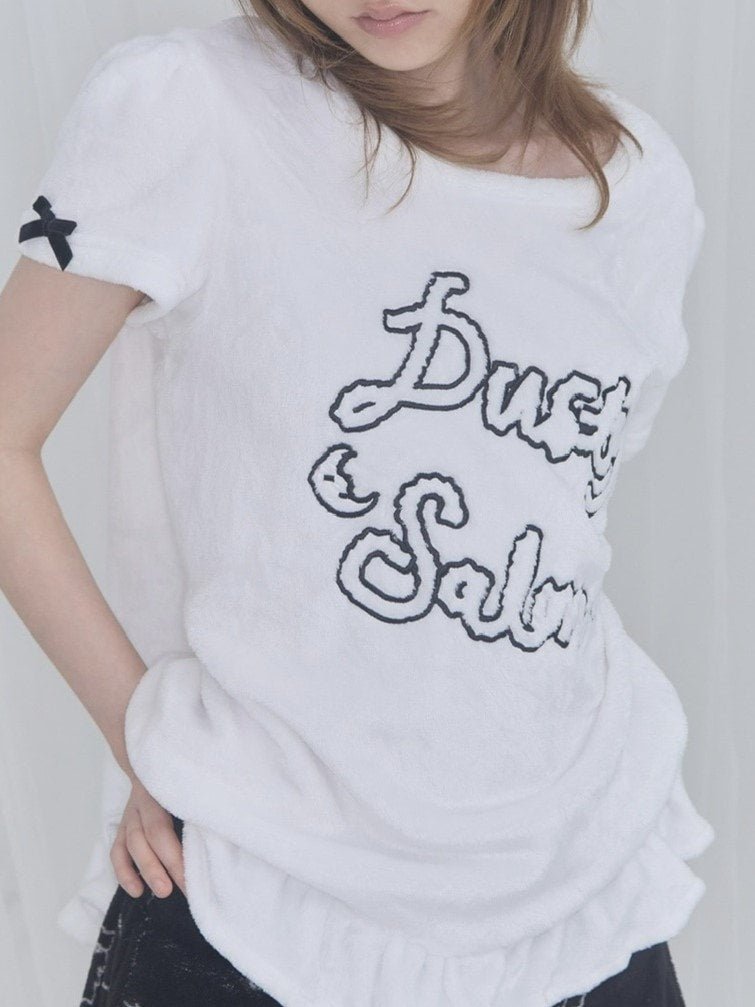【FANCY X DUSTY】Zzz DUSTY SALON PAJAMA TOP / 【ファンシー X ダスティ】ZzzダスティーサロンパジャマTシャツ半袖ルームウェア