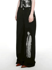 【NACHE】DRAWING SWEAT PANTS (UNISEX)