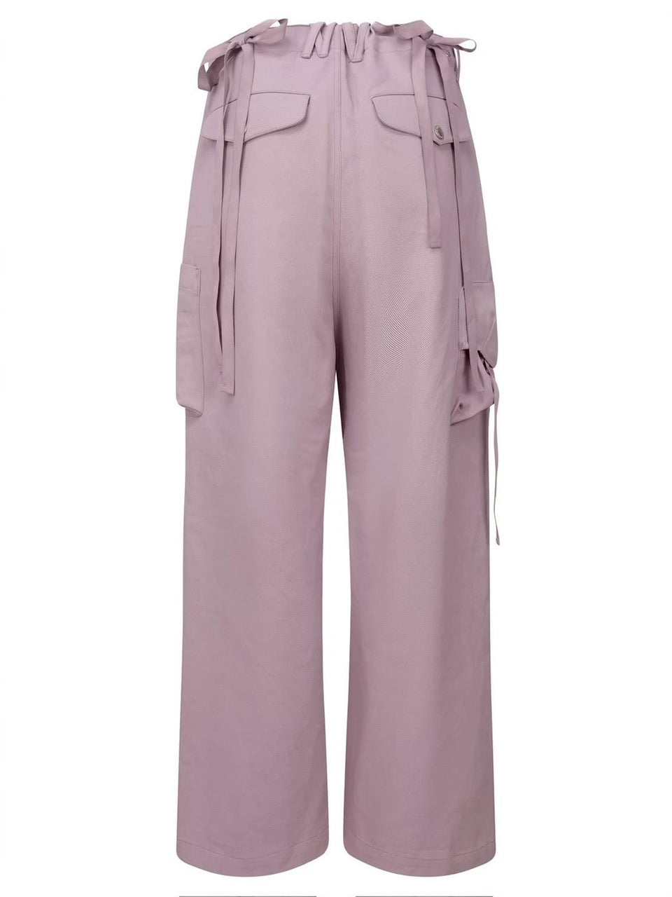 【NACHE】STRAP WIDE CARGO PANTS (UNISEX)