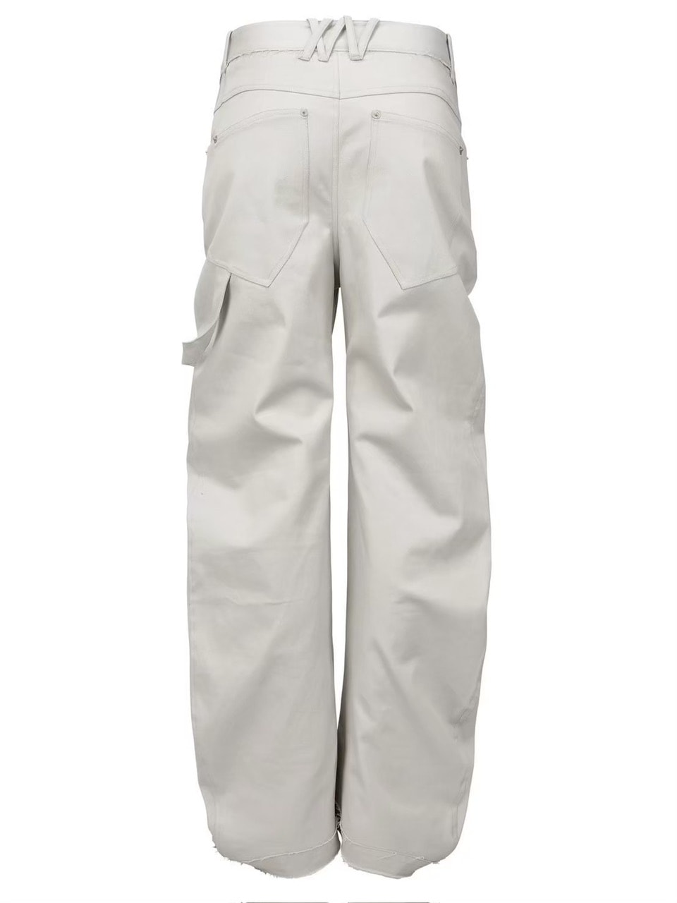 【NACHE】RAWCUT CURVED PANTS (UNISEX)