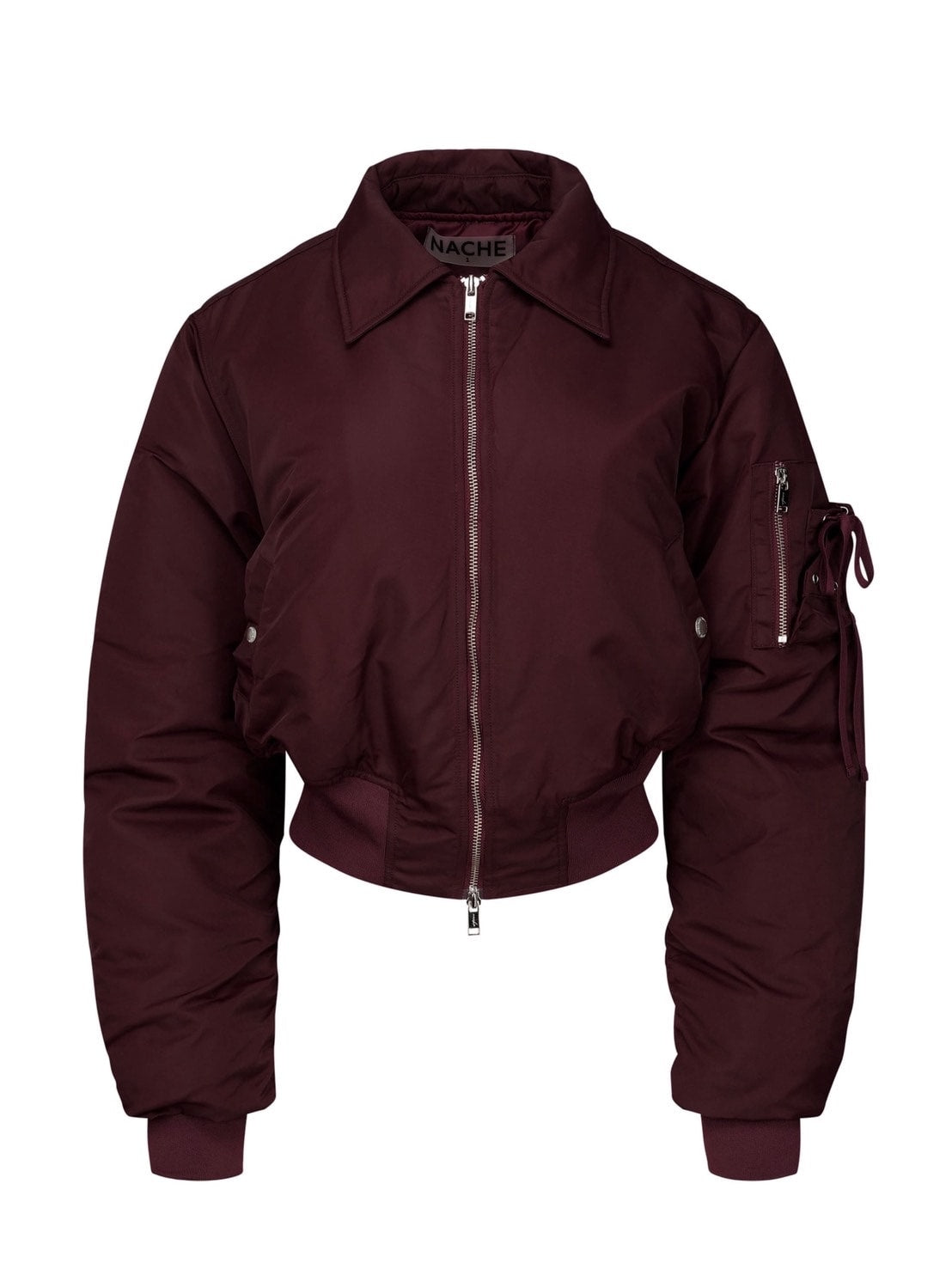 【NACHE】CROPPED BOMBER JACKET (UNISEX)